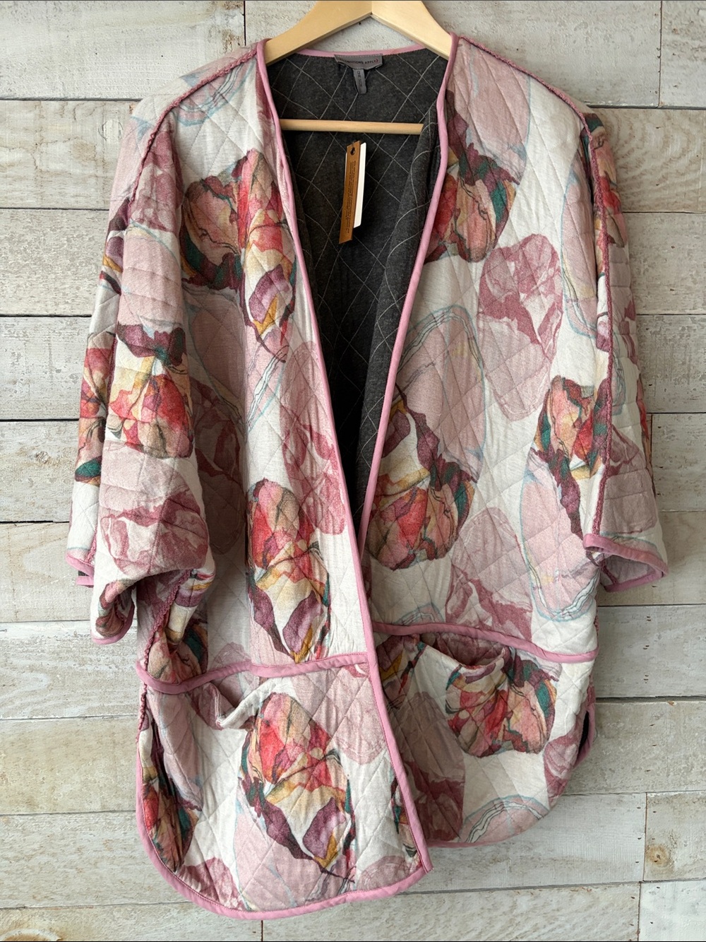 Anthropologie Watercolor Floral Kimono - Picture 3 of 12